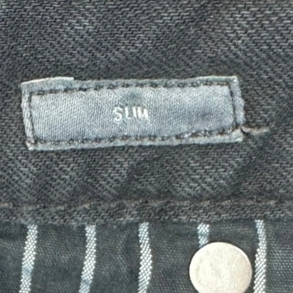 Bonobos Jeans Mens 35X30 Black Slim Fit Straight Leg Dark Wash Stretch Denim